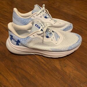 Under Armour HOVR Men’s Running Shoes White Blue Size 10